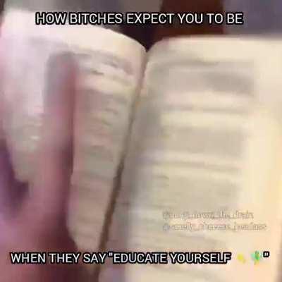 Goes and gets a bachelor's degree.