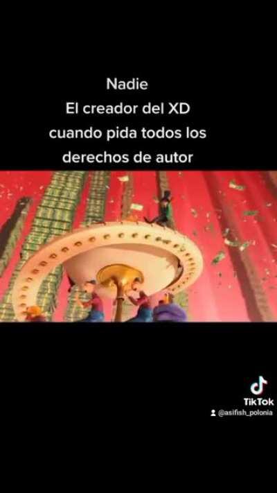 Recuerden que el XD vale dinero *paga 1 dolar*