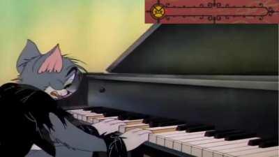 When the conehead groom is about to die but runs back to the piano anyway