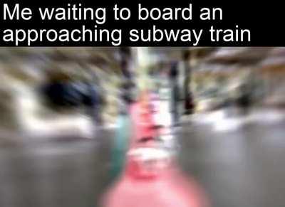 Don't stand too close to the tracks...