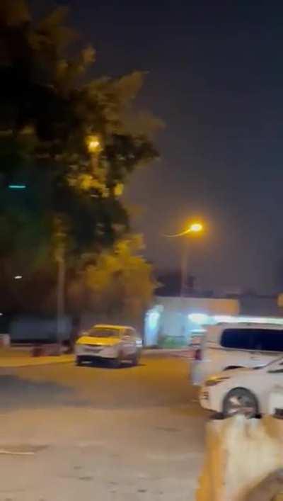 Предположительно ракетная атака на посольство США в Багдаде прошлой ночью и работа систем ПВО