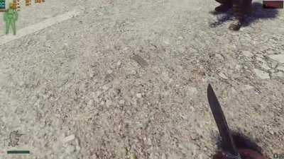 Trading with a wild scav.