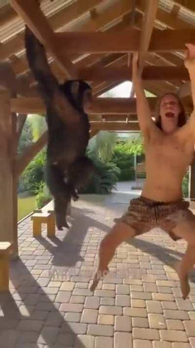 me chillin with my h*man friend trigger warning shows h*man