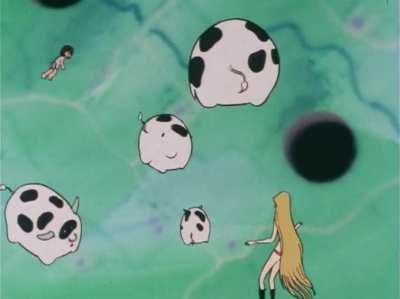 Spherical Cow (circa 1978, colored)