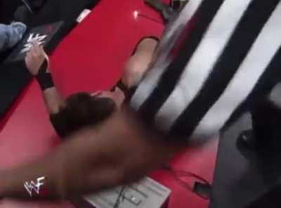 1 Minute Of Vince McMahon Taking Crazy Ass Bumps [Credit: Twitter @mckenzieas93V2]