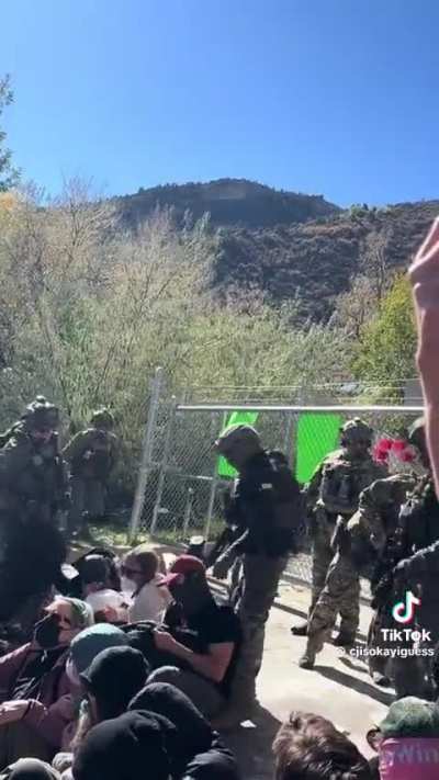 ICE in Durango, CO tear gassing,  pepper spraying and beating protestors after ICE abducted and disappeared a father and 2 children while they were on their way to school.