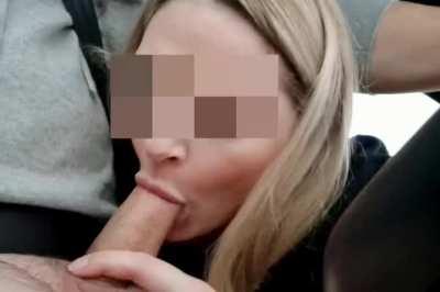 We got horny on a long car ride [GIF]