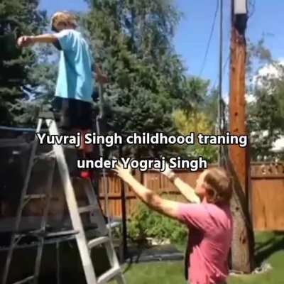 Childhood of Yuvraj shingh feat. Yograj Singh
