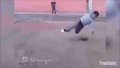 Kid doesn't understand inertia