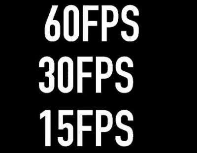 The difference between 60 FPS, 30 FPS AND 15 FPS