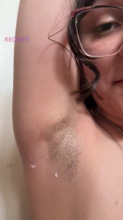 Sweating my deodorant off.