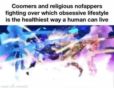 “Erm actually did you know that [Constantly fapping/Never touching your penis] has been proven to [Prevent prostate cancer/Protect your mental health]?”