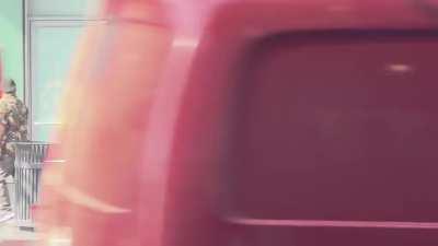 SPOILER!: Marvel shot a scene from a future Disney+ special in Hollywood on Thursday. I was across the street with my family. (Details in Comments)