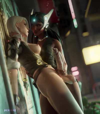 Animation Big Dick Futanari Handjob Interracial Outdoor 