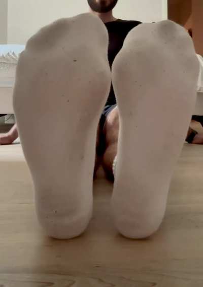 My sweaty post-gym socks in all their glory 😈 DM and follow for more