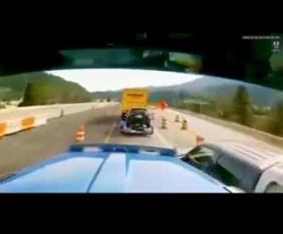 Guess he didn’t see the signs 2 miles back