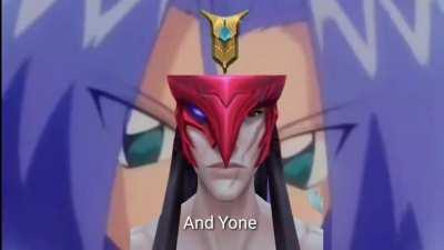 Wildrift finally released yone, community asked to repost it here, just made it hope you like it.