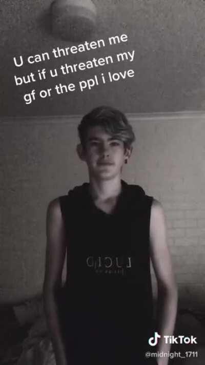 Absolute Chad protects his loved ones.