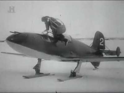 Soviet BI rocket plane testing footage.