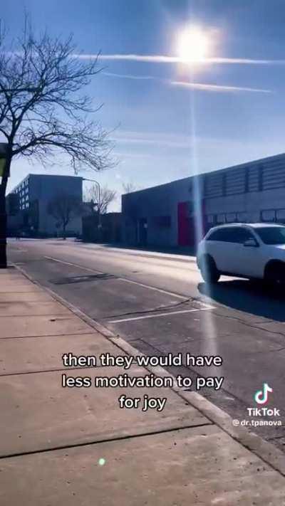 Cities Empty of Joy: Fuel Consumption to Fill the Void