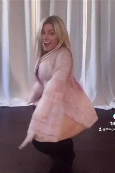 Alexa Bliss showing off her dance skills