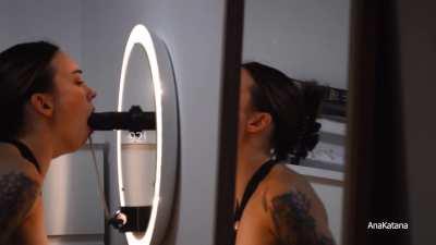 Deepthroat training!