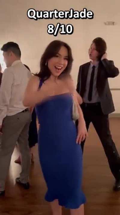 The girls do the Luddy at the wedding...