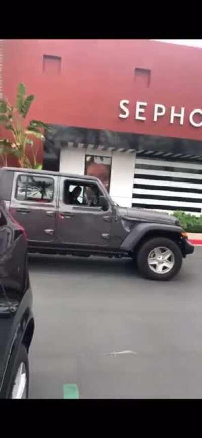 Racist man gets out of truck to harass Chinese family (Orange County, California)