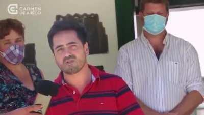 Iván Villagrán, Intendente de Carmen de Areco.