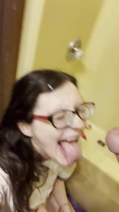 She worked so hard for that reward. I’m just glad I could bestow it upon her (OC)