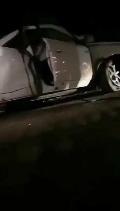 14-year-olds were involved in a accident 190km/h (120MPH).