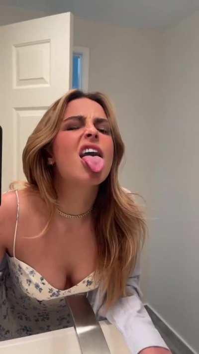 Addison Rae is absolutely desperate for cum