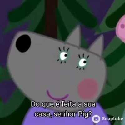 Papai pig frio e calculista