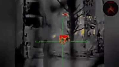 Ukrainian sniper gets 3 hits in 5 seconds in Bakhmut