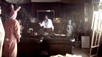 Talia Russo - Fully shaved full frontal plot in 