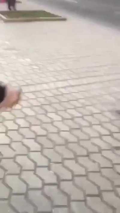 Man attacks group of women with dildo at bus stop