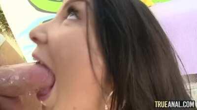 TRUE ANAL Romi Rain Gets Her Asshole Fucked
