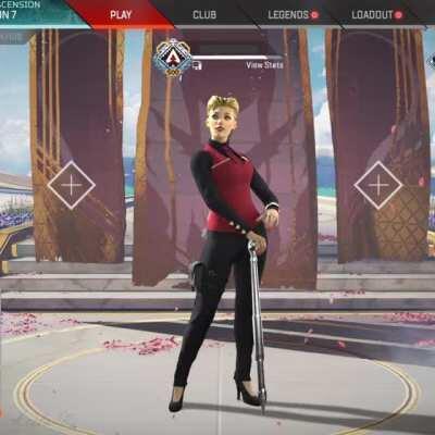 Loba in the clothes of Revenant human. This is just my version of the Loba skin which I would like... It's not real