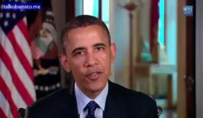 Obama saying the rocket team's anthem