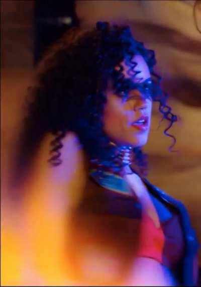 Jenna Ortega - The Babysitter Killer Queen 1 of 3 - Cropped, Looped, Slowed, Brightened, Dain'd and AI'd