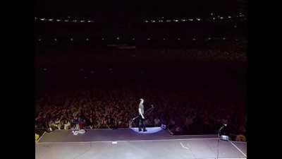 Bryan Adams is 'rudely' interrupted as he is about to sing one of his biggest hits