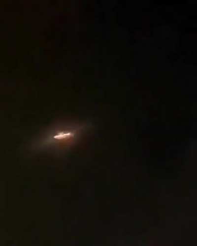 Ukrainian PATRIOT surface to air missile system intercepting a Russian ballistic missile over Kyiv earlier this week.