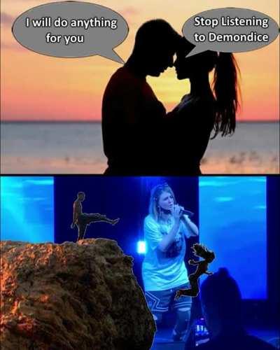 There never was a you and me.