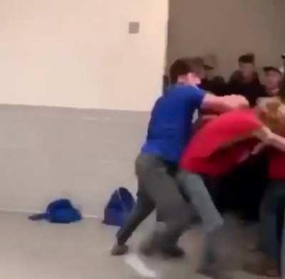 Suplexed on to bathroom floor