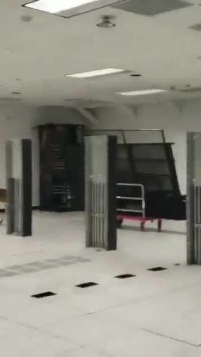 Uh... you're here to redo the server room cabling, right?