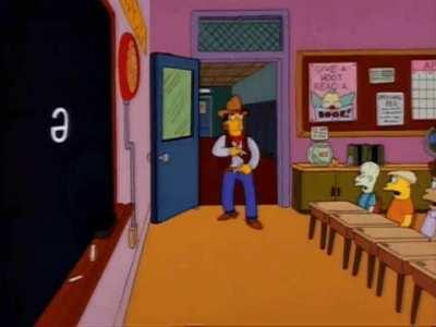 What scenes in classic Simpsons episode would never be greenlit today?