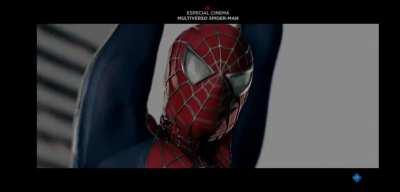 What a Portuguese channel is showing to promote the screening of Tobey Maguire's Spiderman.