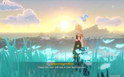 Trying to converse with an event character during the end of an event...