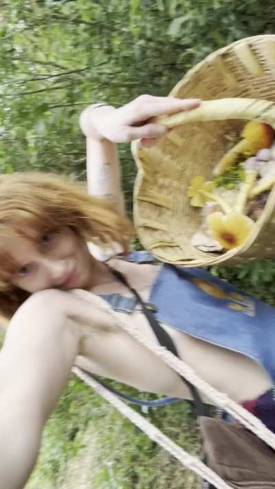 My happy face for all the mushrooms I found