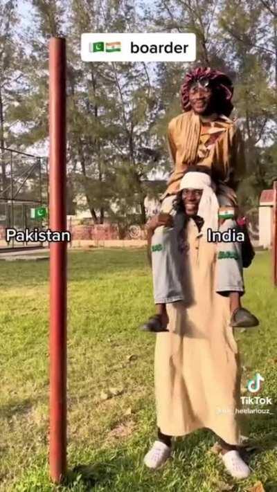 Why do the borders only have poles?